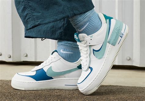 Nike Air Force 1 Shadow "White/Blue Whisper" DZ1847-101 | Sneaker News