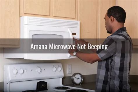 Amana Microwave Not Working (How to Fix/Reset It) - Ready To DIY