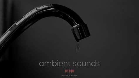 ASMR | Dripping Faucet Sound, Dripping Water | 🍙 Ambient Sounds - YouTube