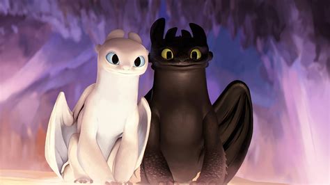 1920x1080 Toothless And Light Fury Laptop Full HD 1080P ,HD 4k Wallpapers,Images,Backgrounds ...