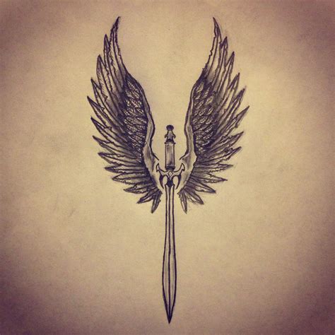 Angelic Sword Drawing