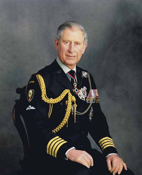 H.R.H. Prince Charles, Prince of Wales, KG, KT, GCB, OM, AK, QSO, CD, PC, ADC(P) as Colonel-in ...