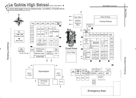 Pacifica High School Campus Map | Time Zones Map