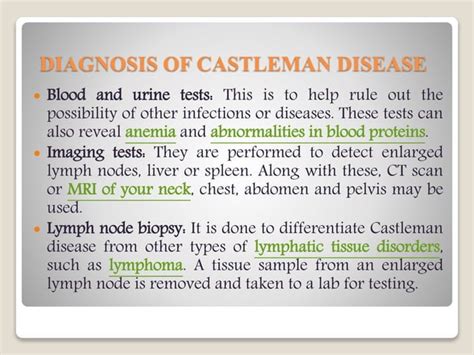 Castleman Disease : Symptoms, causes, diagnosis and treatment | PPT