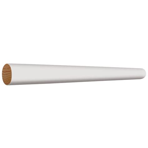 72-in H x 1.3125-in W Vinyl Wrapped Wood Closet Rod at Lowes.com