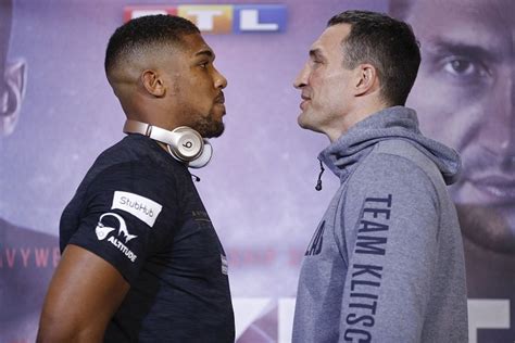 Anthony Joshua Vs. Wladimir Klitschko Final Press Conference Quotes & Photos - Latest Boxing News