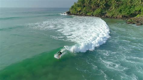 Surfing in Sri Lanka. Mirissa right. - YouTube