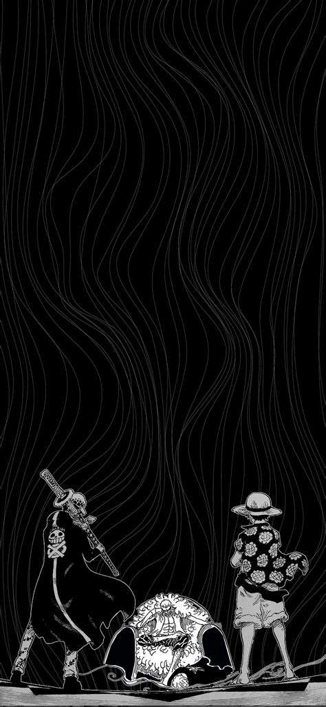 Law Luffy Alliance confronting Doflamingo,One Piece [phone wallpaper] : r/OnePiece