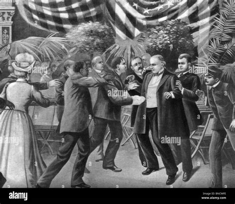 WILLIAM McKINLEY 25th US President is assassinated in 1901 in Buffalo ...