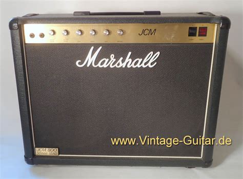 Marshall Combo JCM 800 1986 Black Amp For Sale Vintage Guitar Oldenburg