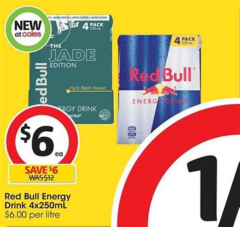 Red Bull Energy Drink Offer at Coles - 1Catalogue.com.au