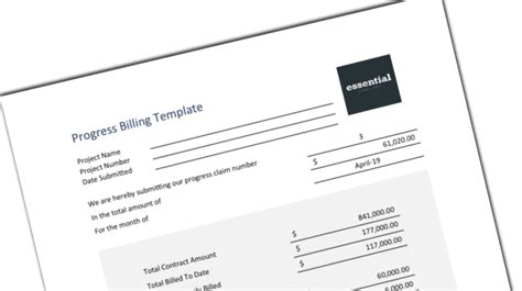 Construction Billing Invoice Template