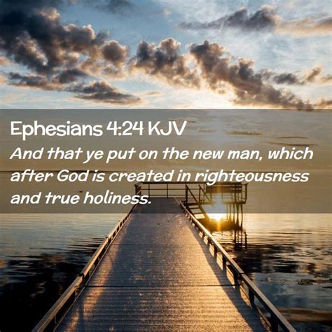 Ephesians 4:24 KJV Bible Verse Images