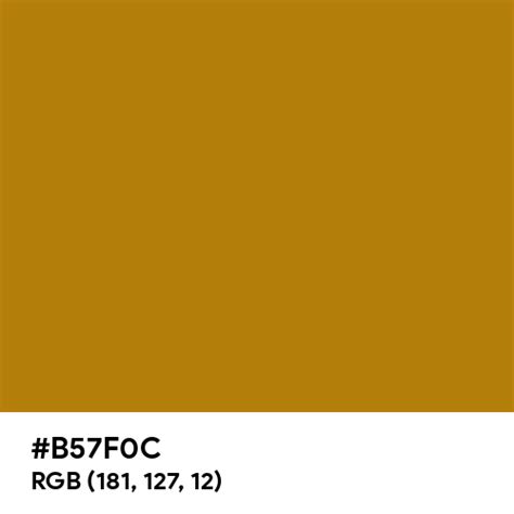 Rusty Gold color hex code is #B57F0C