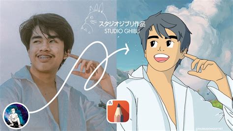 STUDIO GHIBLI ART STYLE | EASY TUTORIAL | DIGITAL PORTRAIT | AUTODESK ...