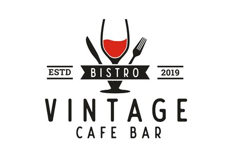 Vintage Retro Bar Bistro Logo Graphic by Weasley99 · Creative Fabrica