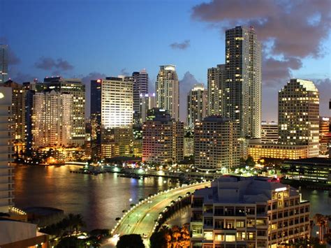 Miami Skyline Wallpaper - WallpaperSafari