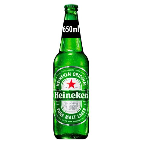 Heineken Lager Beer 650ml Bottle | Beer | Iceland Foods