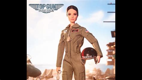 NEW Barbie GHT64 Signature Top Gun: Maverick Phoenix Barbie Doll Wearing Flight Suit And ...