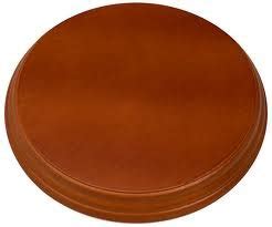 ROUND POLISHED BEVELLED WOOD DISPLAY BASE 3.5" DIAMETER: Amazon.co.uk ...