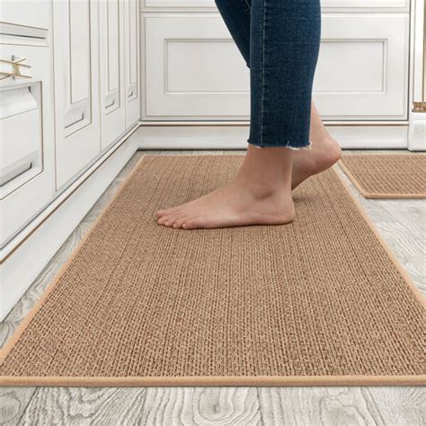 Latitude Run® Kitchen Rugs And Mats Washable [2 PCS],Non-Skid Natural Rubber Kitchen Mats For ...