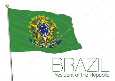 Federal Republic of Brazil, presidential flag — Stock Vector © frizio #109473130