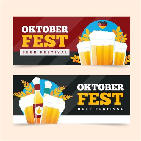 Free Vector | Oktoberfest banner template