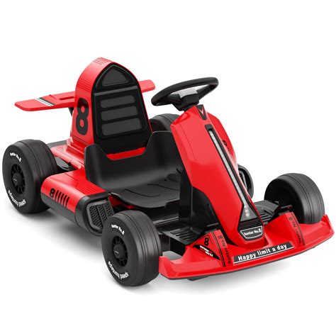 XJD Electric Go Kart 12V 7Ah Battery Powered Pedal Go Karts for 3+ Kids Adults on Car Electric ...