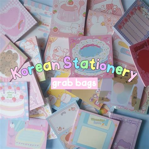 Korean Stationery Grab Bags Korean Stationery Sets for | Etsy Australia