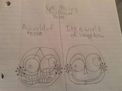 Epic Mickey Clocktower (QUICKDRAW X3) by BalloraTheBallerina on DeviantArt