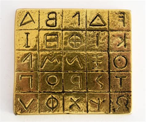 Ancient Greek Alphabet the Ancestor of the Latin and - Etsy Israel