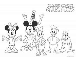 Coloriages - Mickey Mouse Clubhouse - Coloriages Gratuits à Imprimer