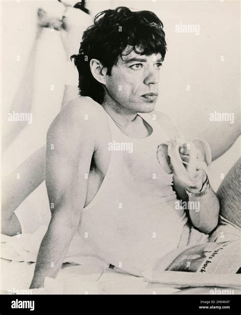 English singer and songwriter Mick Jagger, 1980s Stock Photo - Alamy