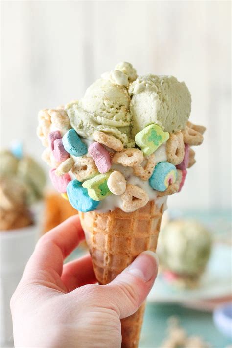 Lucky Charms Cereal Milk Ice Cream — Pedantic Foodie | Lucky charms cereal, Ice cream, Cereal milk