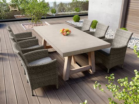 20+ Cement Top Outdoor Dining Table – DECOOMO