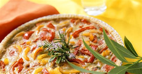 Vegetable Quiche with Roquefort Cheese recipe | Eat Smarter USA