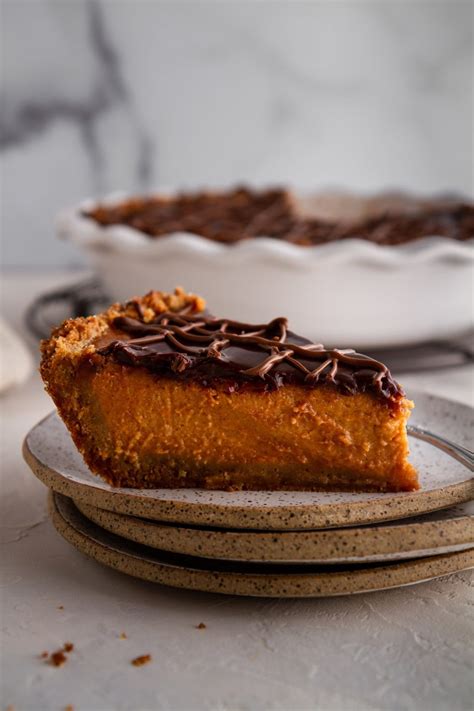 Chocolate Pumpkin Pie Recipe | Girl Versus Dough