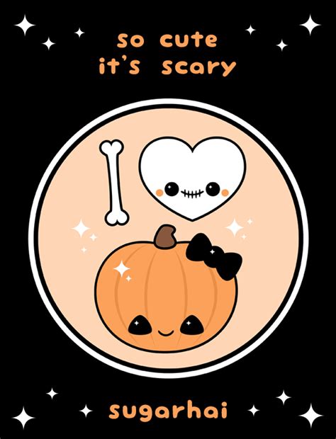 Super cute animated Halloween gif with happy pumpkin and kawaii heart. | Halloween wallpaper ...