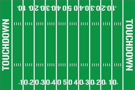 Football Field Yardline Decals Removable Vinyl 2088 Wall Decals ...