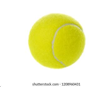 Tennis Ball Isolated On White Background Stock Photo 1208960431 ...