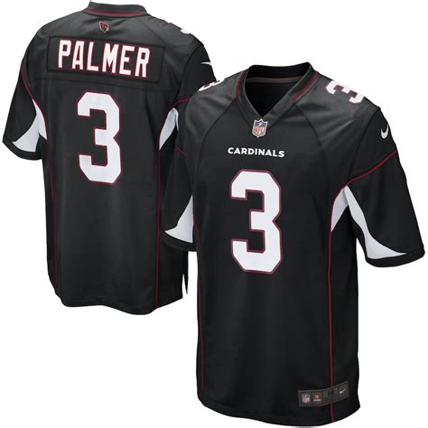 Mens Arizona Cardinals Carson Palmer Nike Black Alternate Game Jersey