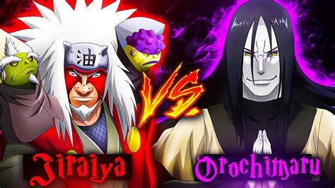 OROCHIMARU vs JIRAIYA (poziom mocy) - YouTube