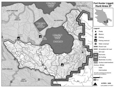 Fort Hunter Liggett California Map - Map