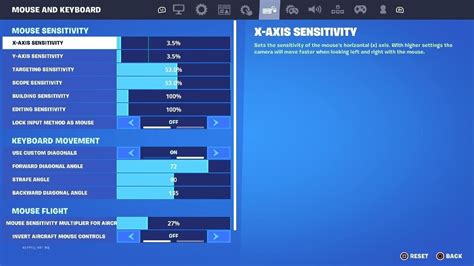 My keyboard And mouse settings for Fortnite - YouTube