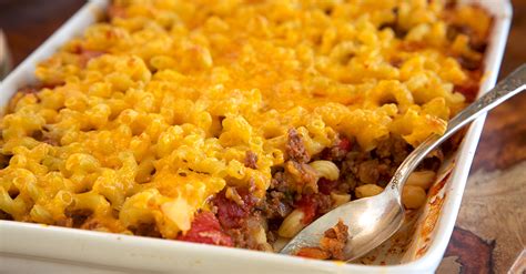 hamburger mac and cheese casserole