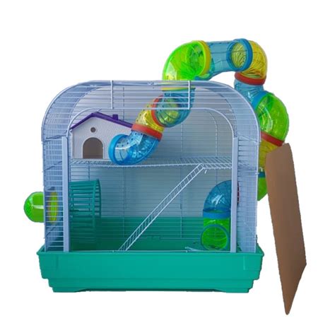 YML Clear Plastic Dwarf Hamster Mice Blue Cage Dome With, 45% OFF