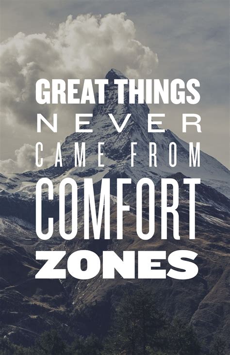 Great Things Never come From Comfort Zones. 19882.jpg (1650×2550) | {words} that inspire ...