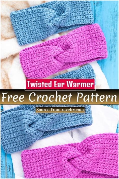 25 Free Crochet Ear Warmer Patterns - DIYsCraftsy