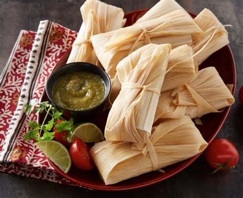 Chicken Tamales with Tomatillo Salsa Recipe - Daisy Brand