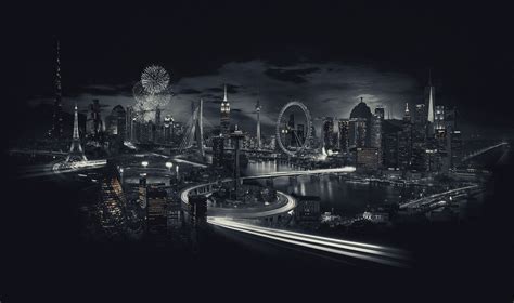 World city skylines on Behance